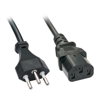 0.7m IEC-Netzkabel, Schweiz