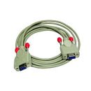 Nullmodem-Kabel 9 pol. Kupplung/Kupplung 5m