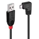 0.5m USB 2.0 Kabel Typ A an Micro-B 90° gewinkelt