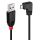 0.5m USB 2.0 Kabel Typ A an Micro-B 90° gewinkelt