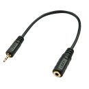 Audio-Adapter, 2.5mm Stecker an 3.5mm Kupplung