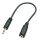 Audio-Adapter, 2.5mm Kupplung an 3.5mm Stecker