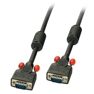 VGA Kabel M/M, schwarz 7,5m (Lindy 36376)