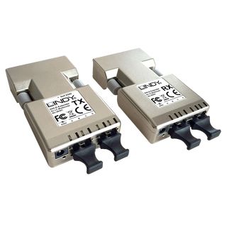 500m LWL / Fibre Optic DVI-D Single Link Extender (Lindy 38301)
