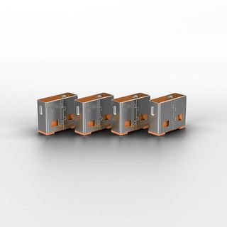 USB Typ A Port Schloss, orange, 10 Stck (Lindy 40463)