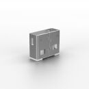 USB A Port Schloss, 10 Stück, Weiß