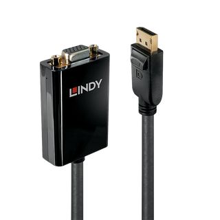 DisplayPort auf VGA Konverter, aktiv (Lindy 41006)