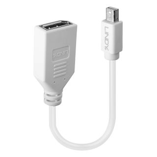 Adapterkabel Mini-DP (M)/DP (F) Kupplung, Premium geschirmt