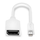 Adapterkabel Mini-DP (M)/DP (F) Kupplung, Premium geschirmt