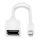 Adapterkabel Mini-DP (M)/DP (F) Kupplung, Premium geschirmt