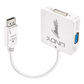 DisplayPort 1.2 auf HDMI, DVI & VGA Konverter, aktiv