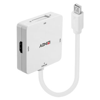 Mini DisplayPort 1.2 auf HDMI, VGA & DVI-D Aktiv Adapter Konverter