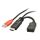 HDMI 1.4  M/F Stromeinspeisungsadapter mit USB Typ A Stecker (ca. 15cm)