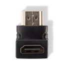 HDMI-Adapter, Stecker an Kupplung, 90° abgewinkelt nach unten