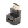HDMI-Adapter, Stecker an Kupplung, 90° abgewinkelt nach unten