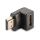 HDMI-Adapter, Stecker an Kupplung, 90° abgewinkelt nach unten