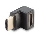 HDMI-Adapter, Stecker an Kupplung, 90° abgewinkelt...