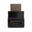 HDMI-Adapter, Stecker an Kupplung, 90° abgewinkelt nach oben