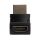 HDMI-Adapter, Stecker an Kupplung, 90° abgewinkelt nach oben