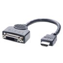 HDMI Stecker / DVI-D Buchse Adapterkabel  0.2m