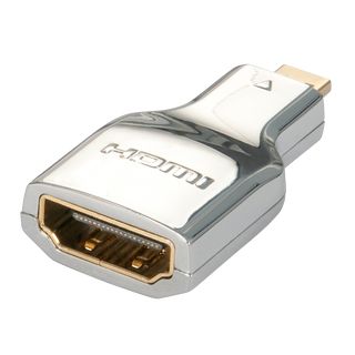 CROMO Adapter HDMI (Kupplung) an HDMI Micro (Stecker) (Lindy 41510)
