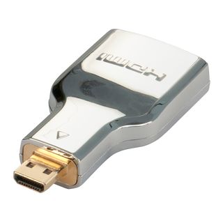CROMO Adapter HDMI (Kupplung) an HDMI Micro (Stecker) (Lindy 41510)