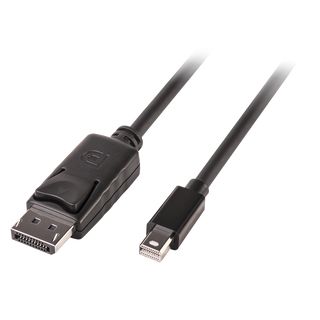 Mini DP zu DP Kabel, schwarz 2m (Lindy 41646)