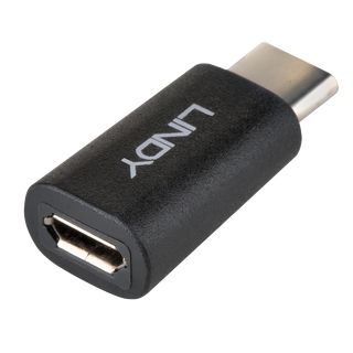 USB 2.0 Adapter Typ C / Micro-B (Lindy 41896)