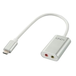 USB Typ C auf Audio Konverter (Lindy 42711)