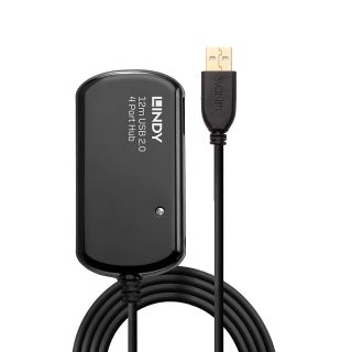 12m USB 2.0 Aktivverlngerungshub Pro (Lindy 42783)