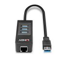 USB 3.0 Hub & Gigabit Ethernet Konverter