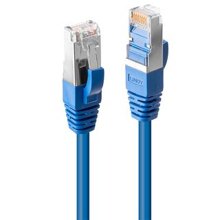 0.3m Cat.6 S/FTP LSZH Netzwerkkabel, blau (Lindy 45640)