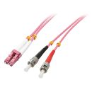 LWL-Duplexkabel LC/ST OM4 10m