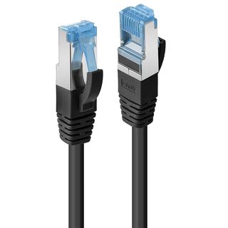 2m Cat.6A S/FTP LSZH Network Cable, Black (Lindy 47179)
