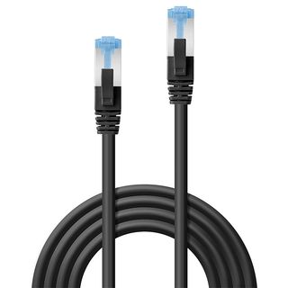 2m Cat.6A S/FTP LSZH Network Cable, Black (Lindy 47179)
