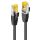 30m RJ45 S/FTP LSZH  Netzwerkkabel, schwarz