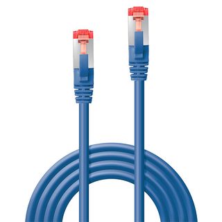0.3m Cat.6 S/FTP Netzwerkkabel, blau (Lindy 47715)