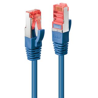 0.5m Cat.6 S/FTP Netzwerkkabel, blau (Lindy 47716)