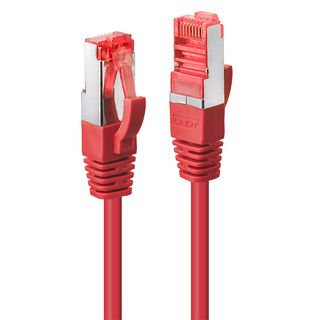 7.5m Cat.6 S/FTP Netzwerkkabel, rot (Lindy 47737)