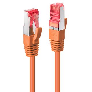 0.3m Cat.6 S/FTP Netzwerkkabel, orange (Lindy 47805)