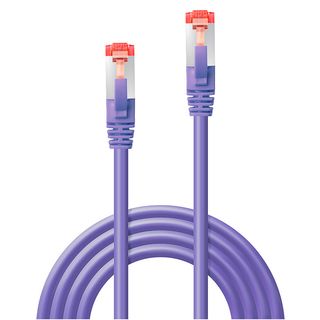 1m Cat.6 S/FTP Netzwerkkabel, violett (Lindy 47822)