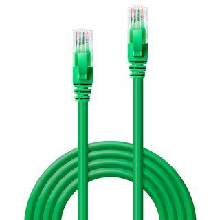2m Cat.6 U/UTP Netzwerkkabel, grün (Lindy 48048)