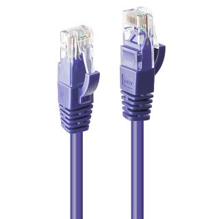 0.3m Cat.6 U/UTP Netzwerkkabel, violett (Lindy 48120)