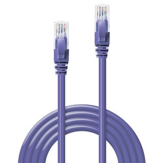 0.3m Cat.6 U/UTP Netzwerkkabel, violett (Lindy 48120)