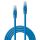 2m Cat.6 U/UTP  Netzwerkkabel, blau