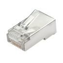 RJ45 Stecker STP Cat.5e, 10er Packung