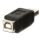 USB 2.0 Typ A Stecker an B Adapter
