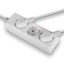 3-fach Schuko Steckdosenleiste, Weiß