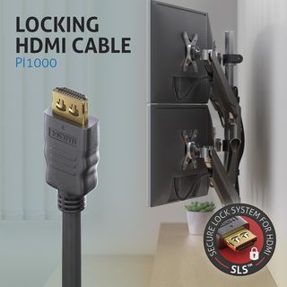 Zertifiziertes 4K Premium High Speed HDMI Kabel ? 1,00m, schwarz