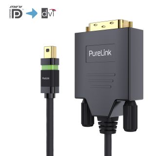 Zertifiziertes Aktives 2K mini DisplayPort / DVI Kabel – 2,00m